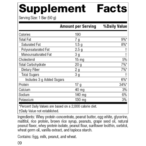 StandardBar®-Peanut Butter