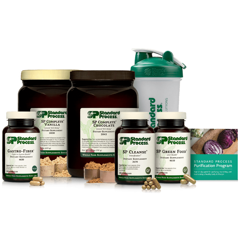 Purification Product Kit with SP Complete® Chocolate, SP Complete® Vanilla and Gastro-Fiber®