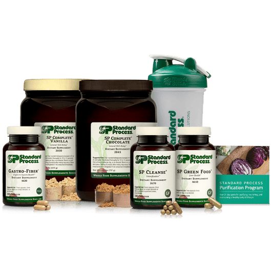 Purification Product Kit with SP Complete® Chocolate, SP Complete® Vanilla and Gastro-Fiber®